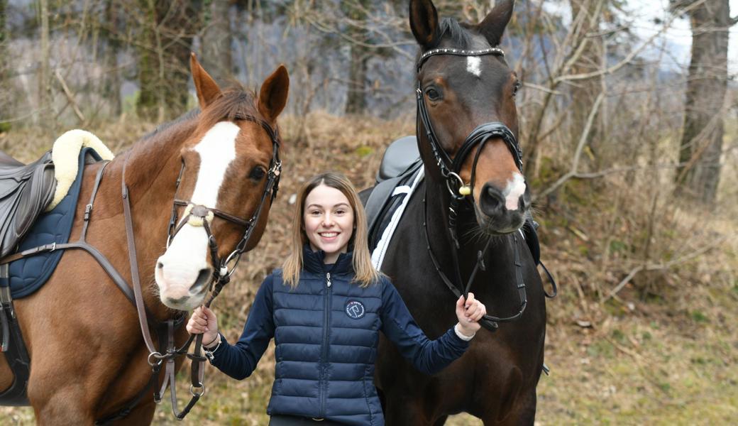 Ende Monat steht für Sina Schett und ihre Pferde das erste Turnier dieses Jahres auf dem Programm.
