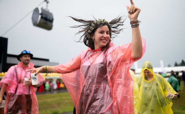Vanessa Mai, Regen und Topstimmung: Das Schlager-Openair Flumserberg in Bildern
