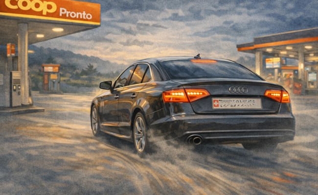 Schweizer Junglenker tankte über 1000 Liter, ohne zu zahlen