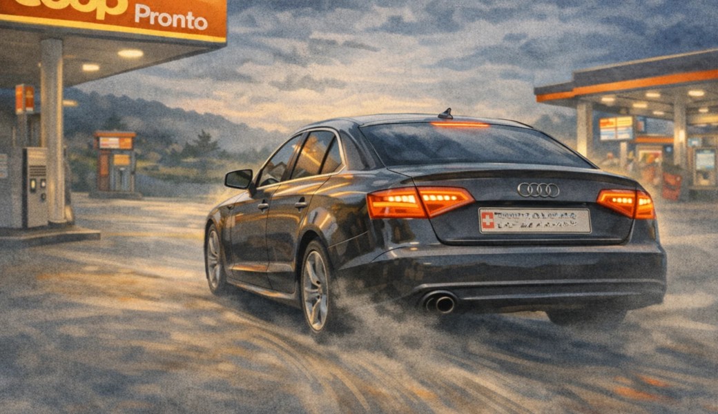 Schweizer Junglenker tankte über 1000 Liter, ohne zu zahlen