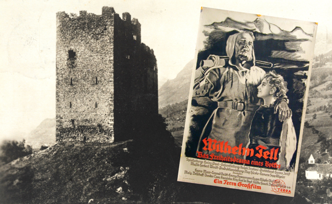 Feuer, Kriegsgeschrei und NS-Propaganda auf der Burg Wartau