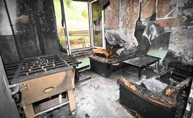 Brand in Asylunterkunft: Grosser Schaden