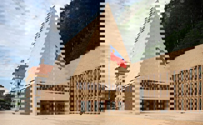 An Silvester wurde beim Landtagsgebäude in Vaduz eine Fahne gestohlen