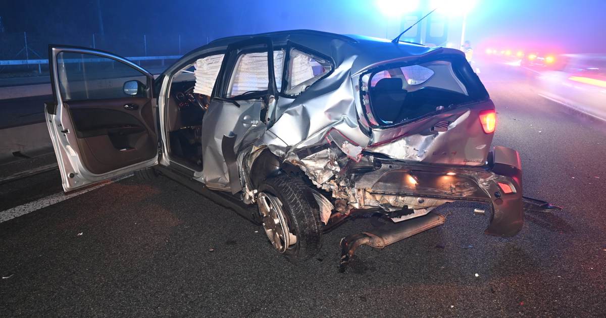 Police are seeking witnesses after a rear-end collision on the A13.