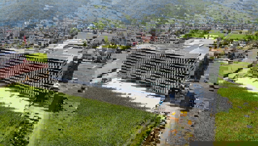  Es war eine intensive Bauphase: Mittlerweile ist der Gewerbepark Fegeren in Buchs eröffnet. 