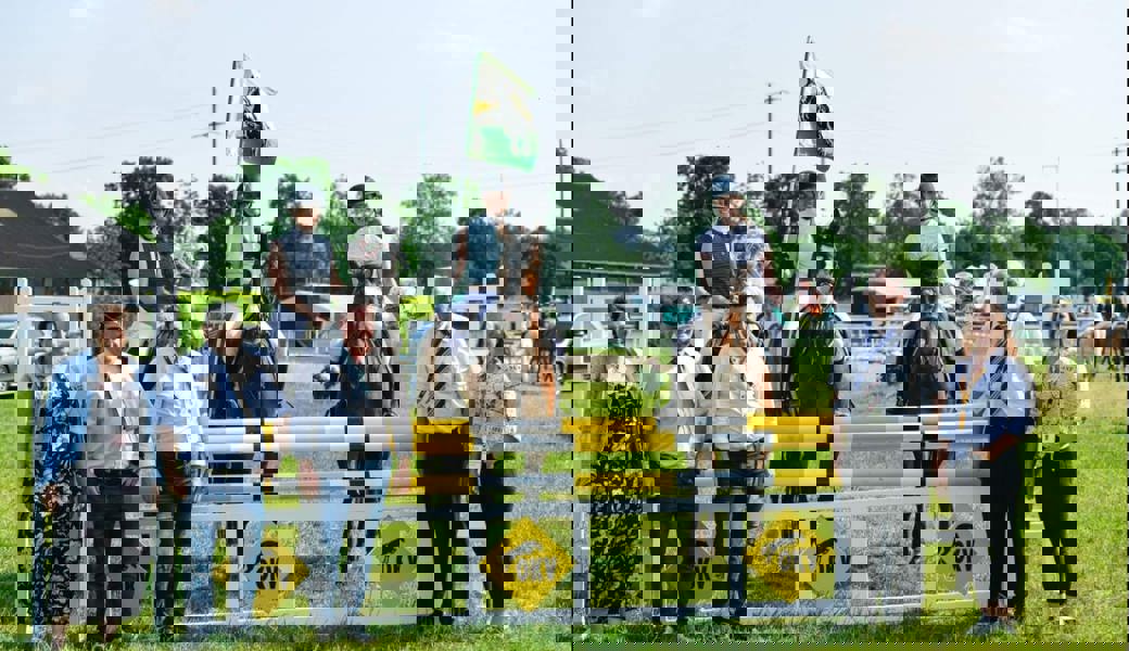 Die siegreiche Equipe des Reitvereins Werdenberg: Tamara Fässler, Renate Berner und Bettina Schlegel. 