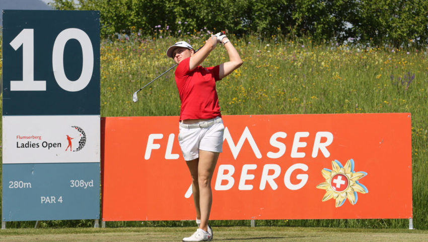  Beste Schweizerin nach dem ersten Tag der Flumserberg Ladies Open ist Elena Moosmann mit Par. 