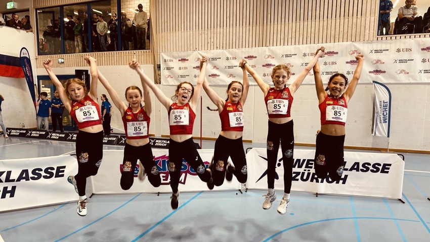 Freudensprung nach dem Sieg der Athletic Tigers Ostschweiz.