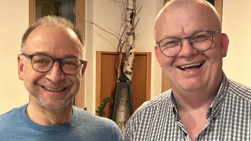 Mit Martin Sohm (links) und Peter Eggenberger konnte der Verein zwei neue Aktivmitglieder aufnehmen.
