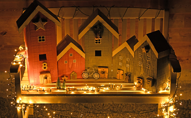 Lichterglanz während der Adventszeit in Dörfern und Quartieren