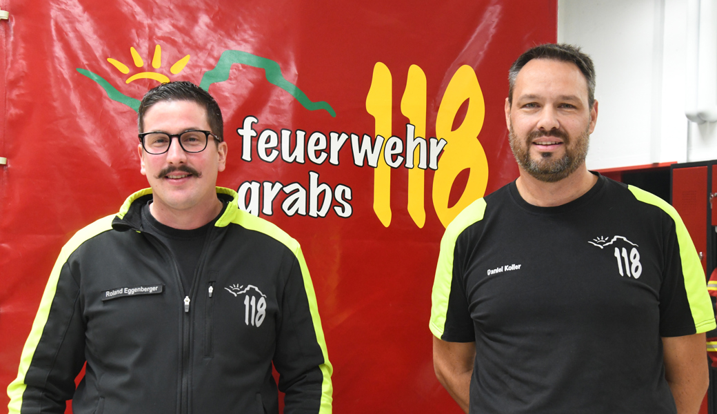 Daniel Koller (r.) hat das Kommando an Roland Eggenberger übergeben. 
