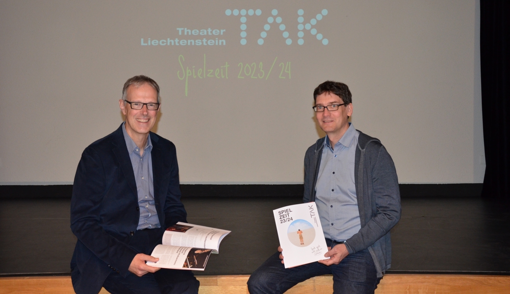 Thomas Spieckermann (links) und Jan Selke präsentierten die «TAK-Spielzeit».