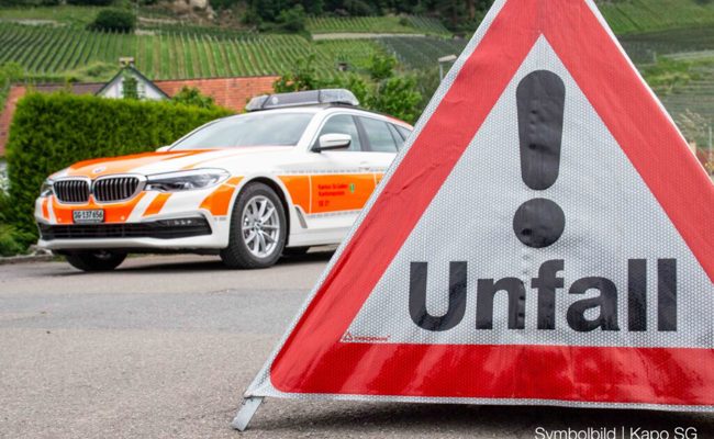Selbstunfall mit Mofa – 64-jähriger war ohne gültigen Führerausweis unterwegs
