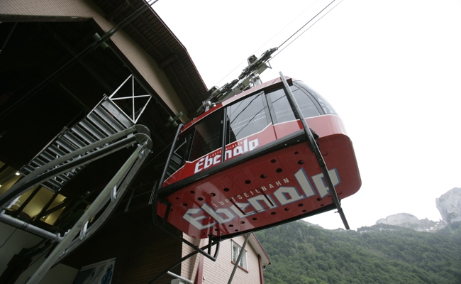 Luftseilbahn Ebenalp wegen technischer Probleme ausser Betrieb