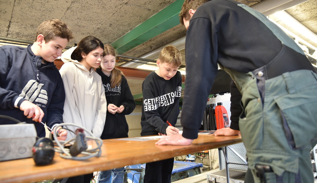 58 Schülerinnen und Schüler der 1. Oberstufe beteiligen sich diese Woche an den 2. Seveler Berufstagen.