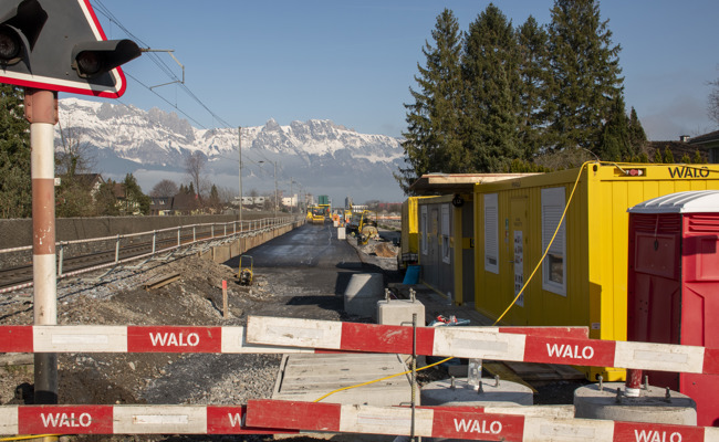 Doppelspurausbau: Kurze Totalsperre Mitte März nötig