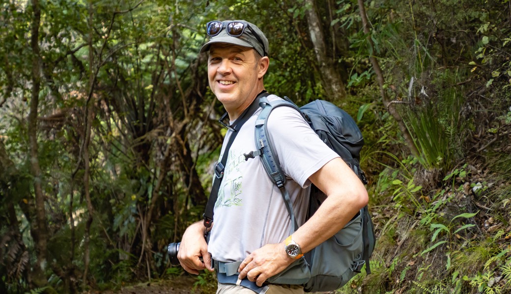Fotograf Corrado Filipponi in Neuseeland.