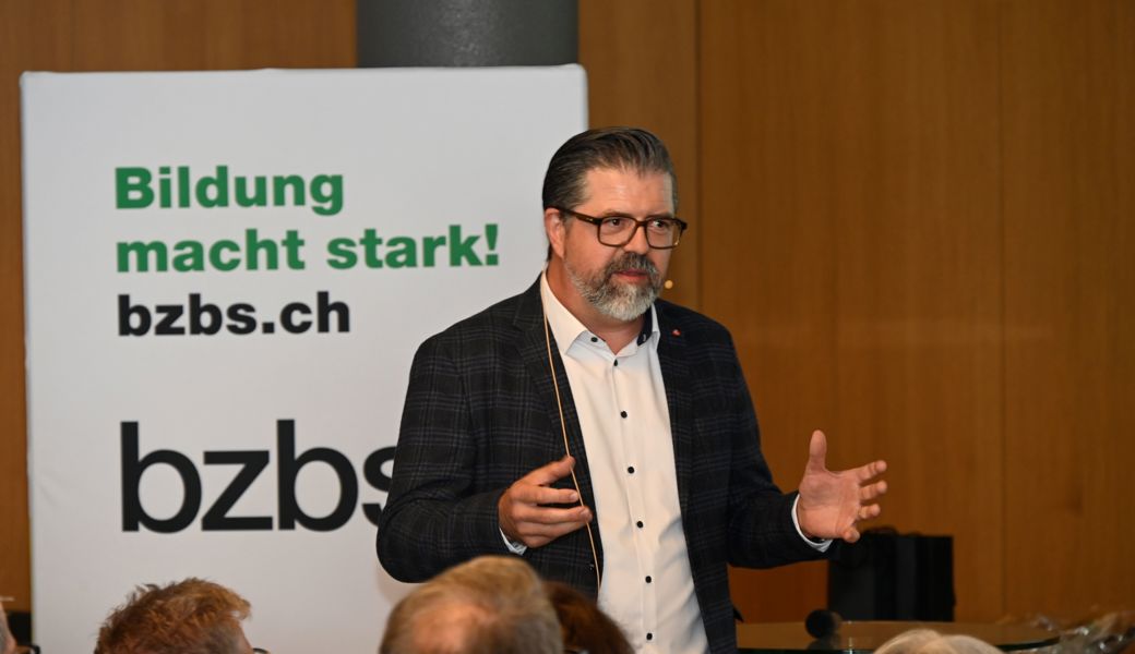 Arbeitgeberverbandspräsident Daniel Grünenfelder sprach von besonderen Herausforderungen, vor denen viele Personalverantwortliche heutzutage stehen.