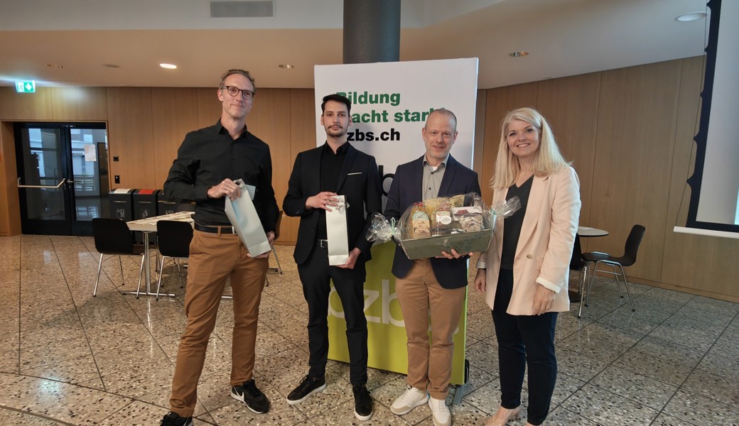 Von links: Roger Frei, Robin Frick und Christian Pfund diskutierten, Daniela Ospelt moderierte. 