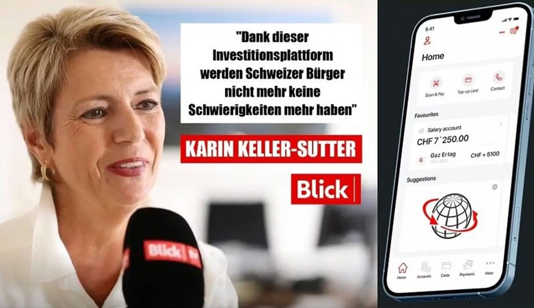 Mit solchen Fake-Inseraten locken die Betrüger auf ihre Seiten.