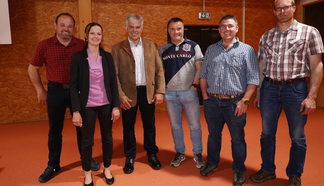 Der Verwaltungsrat der Genossenschaft Markthalle Sargans-Werdenberg mit Präsident Marco Gadient (Dritter von links).
