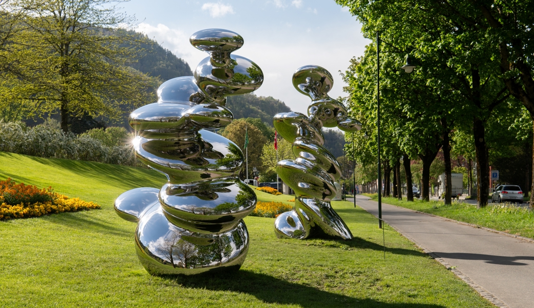 Die Skulpturen der Bad Ragartz lockten Jung und Alt an.