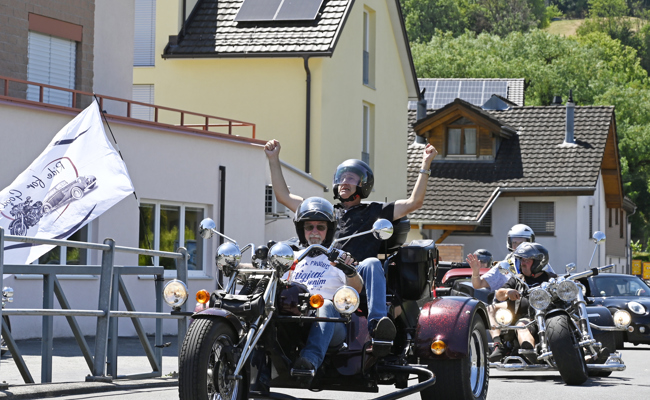 Ride for Good: «Neufeld» auf Achse mit Bikerinnen und Bikern mit Herz