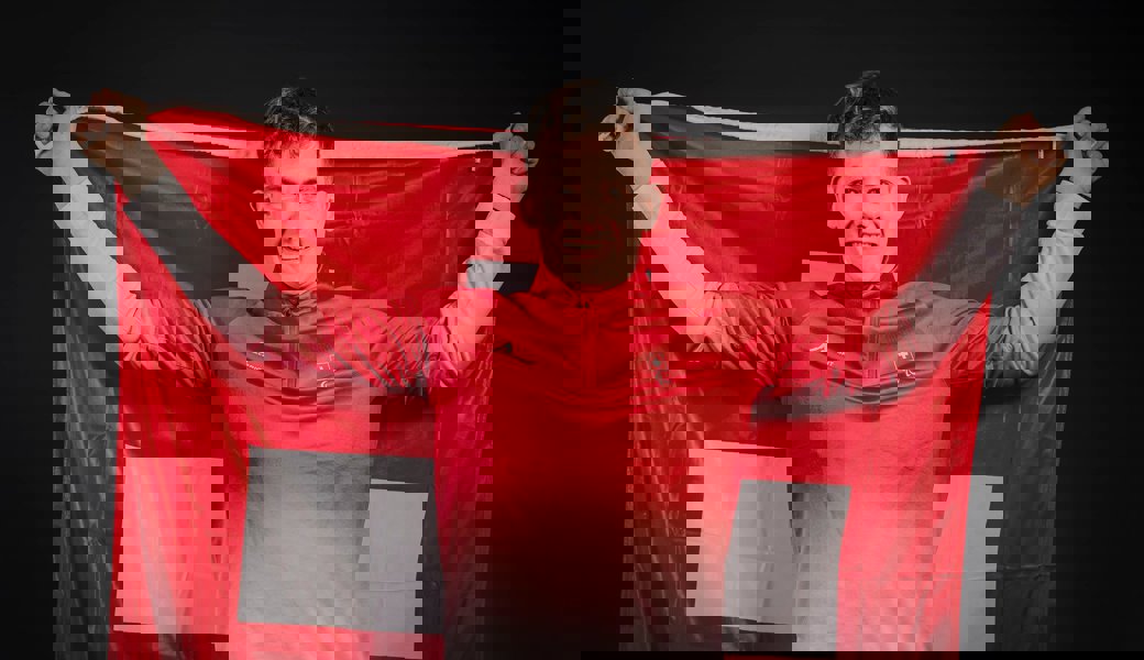 Ueli Rotach vor dem Start der Paralympics in Norditalien. 