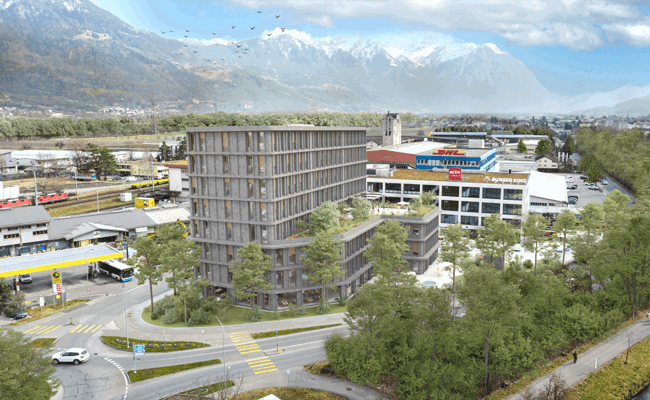 Der achtstöckige Tower liegt bei der Stadt zur Einsicht auf: Mehr Platz für mehr «Hiltianer»