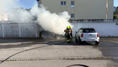Garagenbox ausgebrannt – 15'000 Franken Schaden
