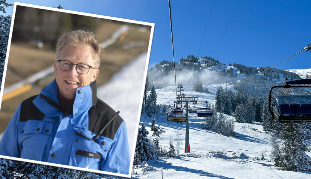 Bei den Bergbahnen in Wildhaus macht man sich noch keine Gedanken über PFAS-Belastungen auf den Skipisten. Links: Geschäftsleiter Urs Gantenbein.