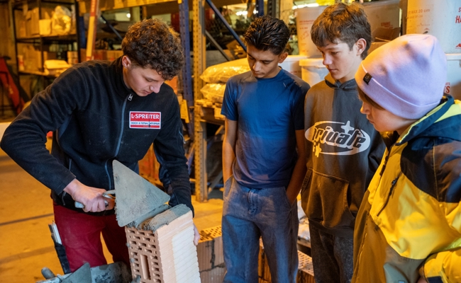 Berufstage bei L. Spreiter AG: Ein gutes Fundament für die Berufswahl