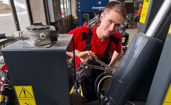 Wissbegierig auf neue Maschinen und die Weiten Kanadas – Leandro Weber ist bereit für die Swiss Skills