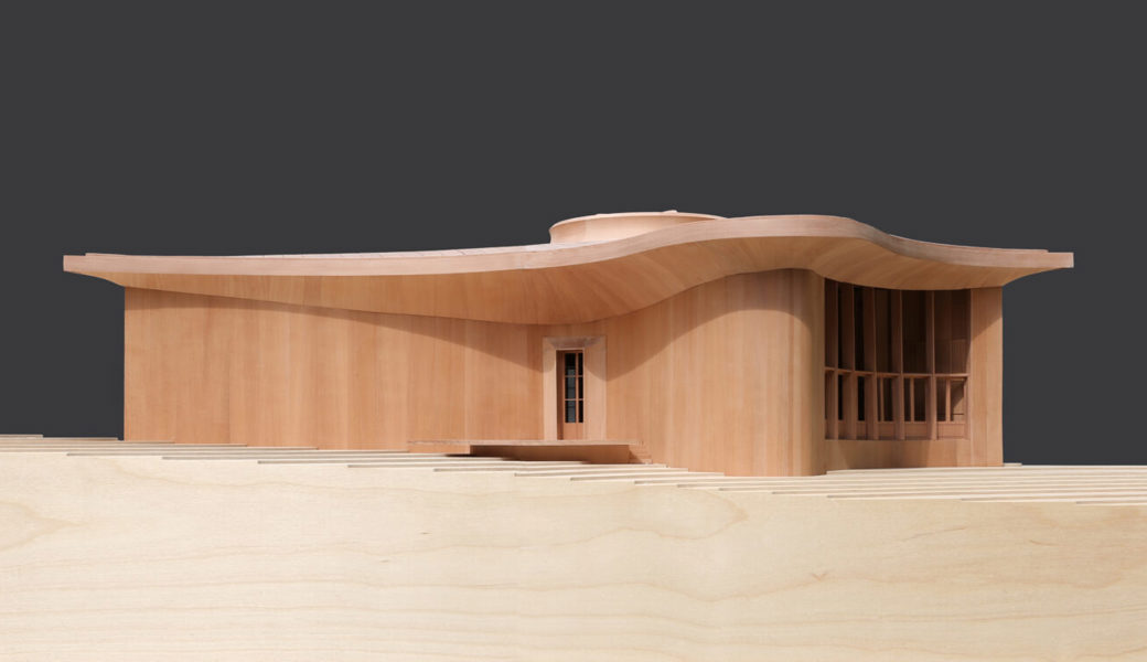  Modell des Klanghauses. 