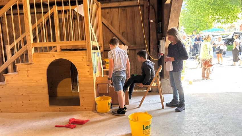 Am Tag der offenen Tür wurde auch Kindern viel geboten. 