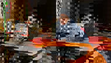 Sie nennt ihn «Flämmli»: Anja Müggler baut ihren eigenen Heissluftballon