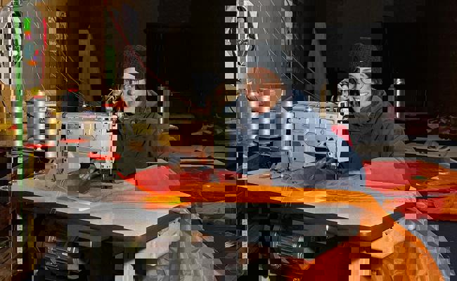 Sie nennt ihn «Flämmli»: Anja Müggler baut ihren eigenen Heissluftballon