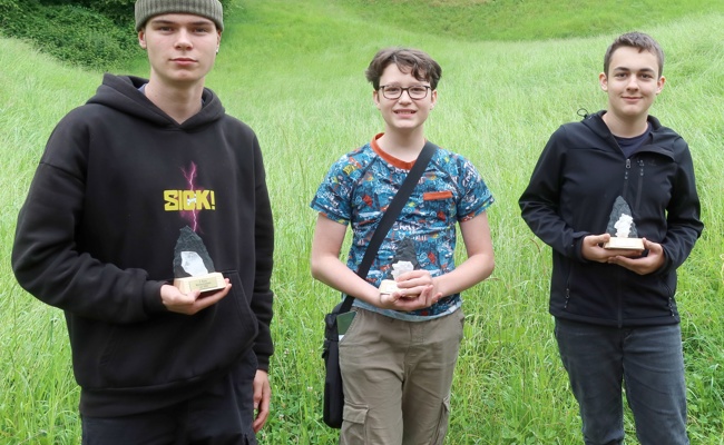 Jungschützen des Bezirks und die Gastgeber überzeugten