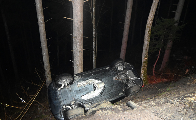 Im Nebel von der Strasse abgekommen: Schutzengel flog mit