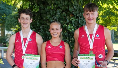 Ben Aebi im Schweizer Final auf dem Podest