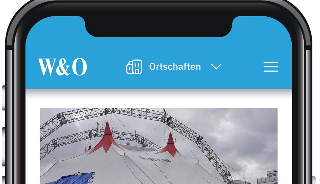 Den W&O kann man auch über eine App lesen. Den W&O kann man auch über eine App lesen.