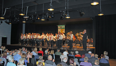 Der Musikverein sorgte an einem Konzert für gute Unterhaltung und Stimmung