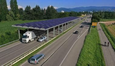 An Lärmschutzwänden, Brücken und über Velowegen: Kantonsstrassen bieten neue Möglichkeiten für Solarenergie
