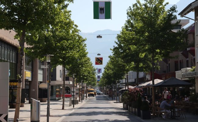 Premiere in der Bahnhofstrasse: Erstmals gibt es eine 1.-August-Beflaggung