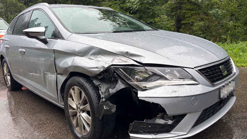 Unfall in Mühlrüti. Unfall in Mühlrüti.