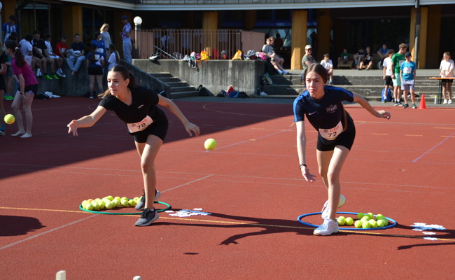 Am Sporttag der Oberstufe wurde um jeden Punkt gekämpft