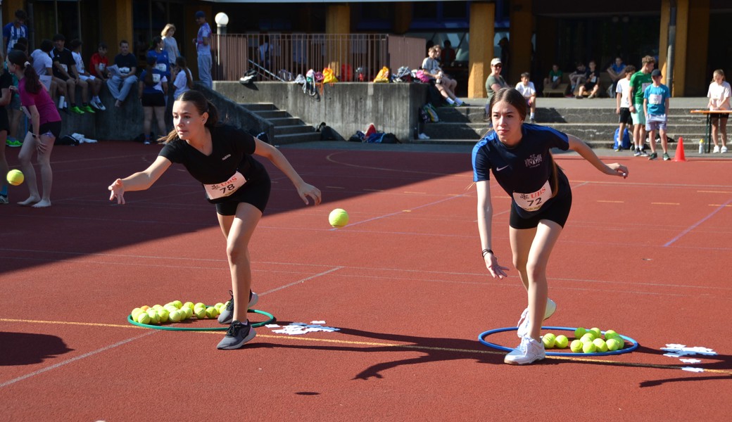 Am Sporttag der Oberstufe wurde um jeden Punkt gekämpft
