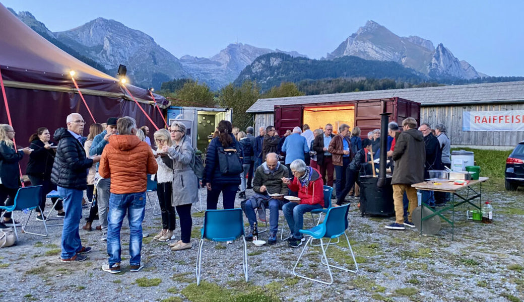  Ein volles Haus, das wünscht sich Martin Sailer für den Zeltainer. 