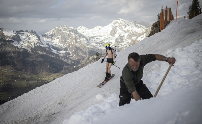 Fokus auf Projekt gegen drohenden Schneemangel