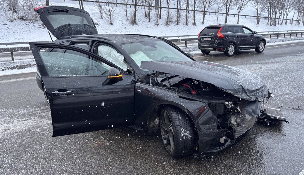 Am Sonntagmorgen ereignete sich auf der A13 bei Bad Ragaz ein Unfall.